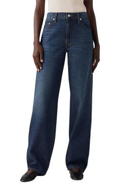 Levis Baggy Dad Dunkle Jeans für Damen
