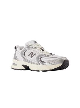 Sneaker New Balance 530 Silber und Schwarz für Damen.