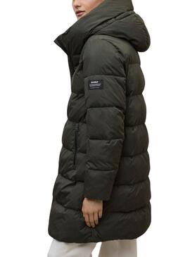 Ecoalf Steppmantel Manlie in Grün für Damen.