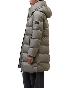 Ecoalf Mantel gepolstert Manlie beige für Damen