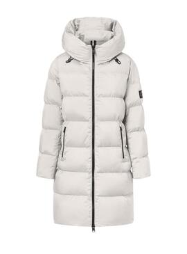 Ecoalf gepolsterter Mantel Manlie in Weiß für Damen