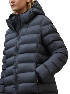 Ecoalf Cronulla marine gepolsterten Mantel für Damen