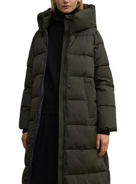 Gepolsterter Mantel Ecoalf Aranda in Grün für Damen