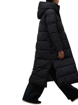 Gepolsterter Mantel Ecoalf Aranda Schwarz für Damen