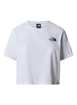 T-Shirt The North Face Simple Dome weiß für Damen