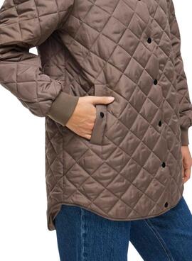 Gefütterter Mantel Vila Vitate in Braun für Damen