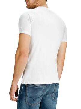 T-Shirt Pepe Jeans Lewis Weiß Für Herren
