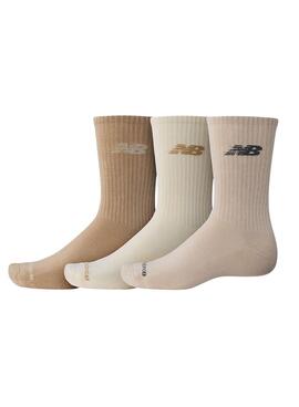 Pack Socken New Balance Everyday beige