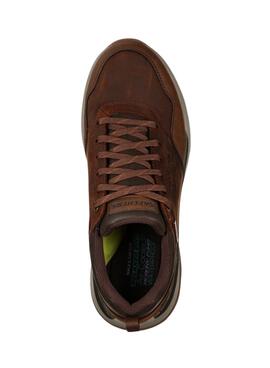 Turnschuhe Skechers Bengao braun für Herren.