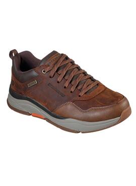 Turnschuhe Skechers Bengao braun für Herren.