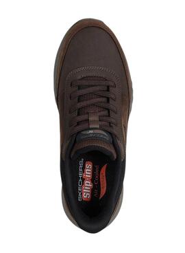 Turnschuhe Skechers Arch Fit Braun für Herren