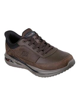 Turnschuhe Skechers Arch Fit Braun für Herren