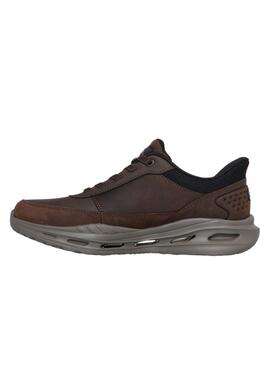 Turnschuhe Skechers Arch Fit Braun für Herren