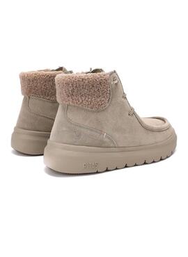 Stiefeletten Walkin Pitas Berna beige für Damen