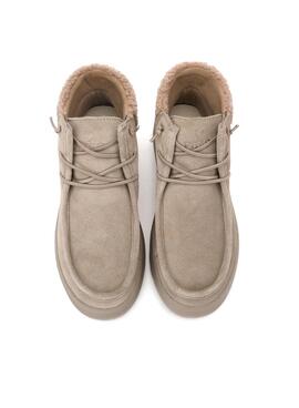 Stiefeletten Walkin Pitas Berna beige für Damen