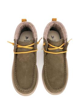 Stiefeletten Walkin Pitas Garda in Grün für Damen