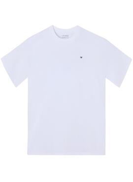 T-shirt Silbon Varsity Club in weiß für Herren