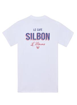 T-shirt Silbon Le Marais in Weiß für Herren.