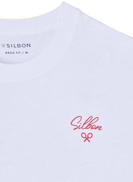 T-shirt Silbon Le Marais in Weiß für Herren.