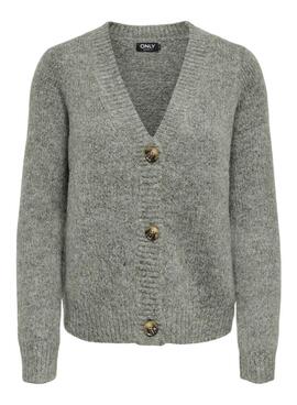 Strick-Cardigan Only Zoey in Grün für Damen.