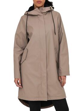 Regenmantel Only Onlelisa Kamel für Damen