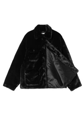 Jacke Carhartt WIP Olney Michigan Schwarz für Frauen.