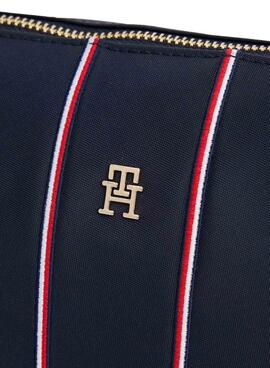 Kosmetiktasche Tommy Hilfiger Icon Marineblau für Damen.