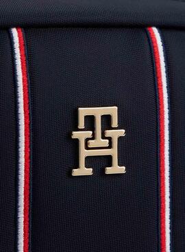 Umhängetasche Tommy Hilfiger Popette Corp in Marineblau für Damen.