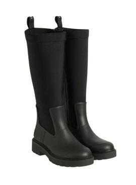Stiefel Calvin Klein Rainboot Neopren Schwarz für Damen