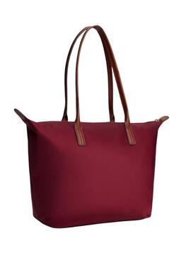 Tommy Hilfiger Popette Handtasche in Granatrot für Frauen.