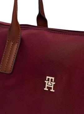 Tommy Hilfiger Popette Handtasche in Granatrot für Frauen.