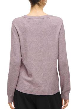 Vila Viril lila Pullover für Damen