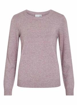 Vila Viril lila Pullover für Damen