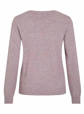 Vila Viril lila Pullover für Damen
