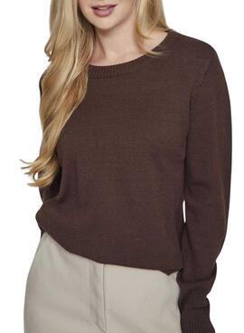 Braunes Vila Viril Trikot für Damen.
