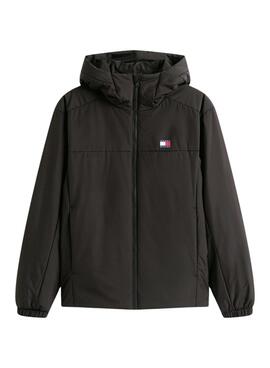 Anorak Tommy Jeans Poly Schwarz für Herren.