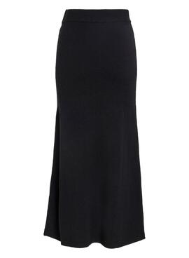 Rock Vila Viril schwarz für Damen