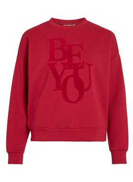 Pullover Vila Reflect Rot für Damen.