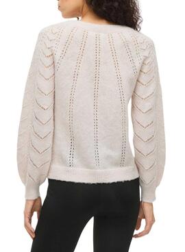 Vila Tuli Beige Jersey für Damen