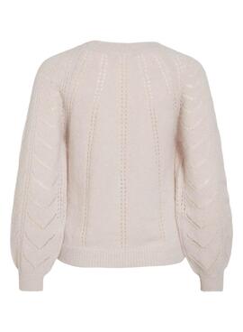 Vila Tuli Beige Jersey für Damen