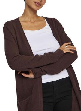 Jacke Vila Viril Braun für Damen