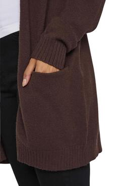 Jacke Vila Viril Braun für Damen