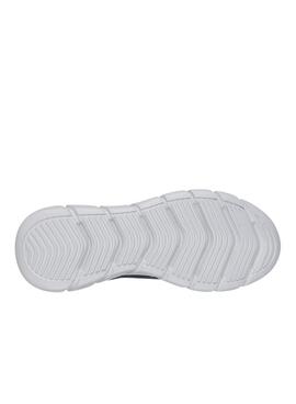 Turnschuhe Skechers Bobs Flex Waterproof blau für Damen