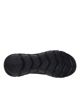 Turnschuhe Skechers Bobs Flex Wasserdicht Schwarz für Damen