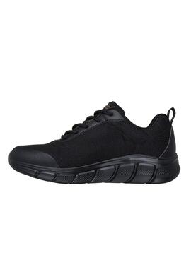 Turnschuhe Skechers Bobs Flex Wasserdicht Schwarz für Damen
