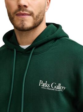 Sudadera Only and Sons Park Gallery grün für Herren.