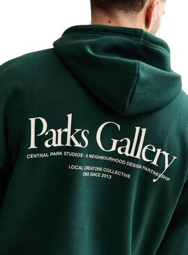 Sudadera Only and Sons Park Gallery grün für Herren.
