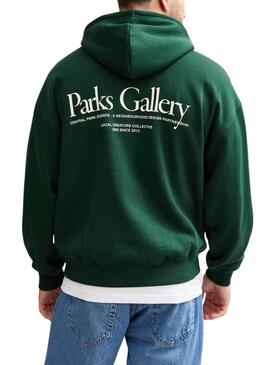 Sudadera Only and Sons Park Gallery grün für Herren.
