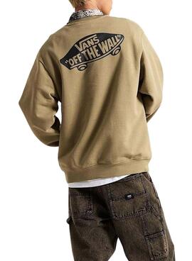 Sweater Vans Style 76 in Beige für Herren.