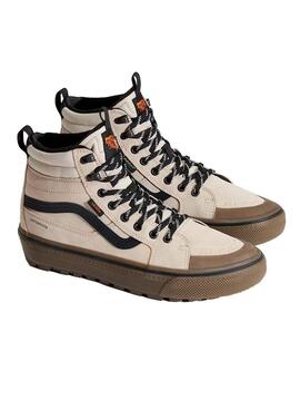 Turnschuhe Vans Sk8-Hi Waterproof weiß für Herren.